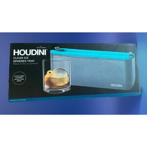Houdini By Rabbit Clear 4 Ice Sphere Tray Mold Drink 2.25” Ball Ice $25 retail